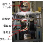 アルミニウム合金用磁場下連続鋳造装置